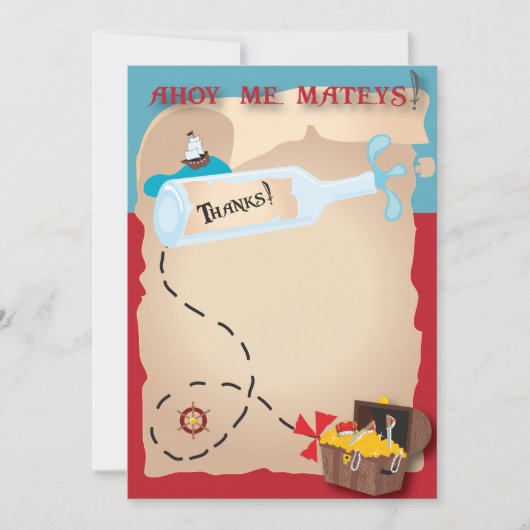 海賊サンキューカード サンキューカード (正面)