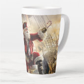 海賊サンタ カフェラテマグ (右アングル)