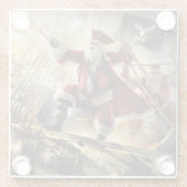 海賊サンタ ガラスコースター (裏面)