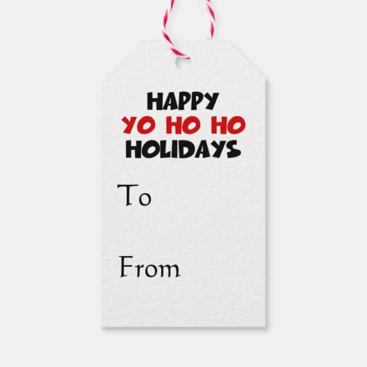 海賊サンタ ギフトタグ (裏面)