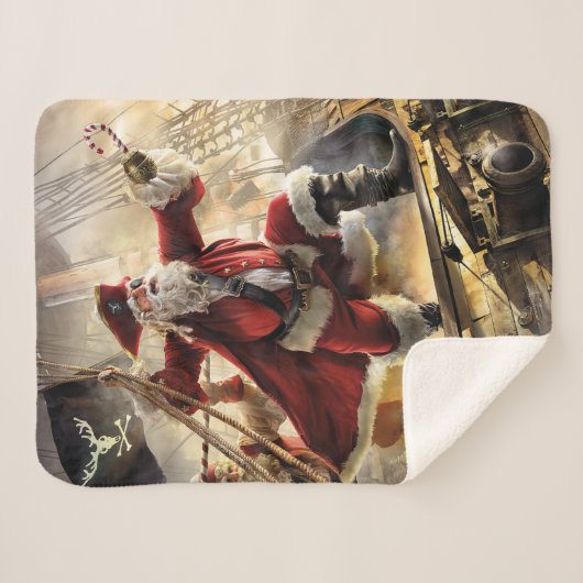 海賊サンタ シェルパブランケット (正面(横))