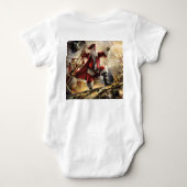 海賊サンタ ベビーボディスーツ (裏面)