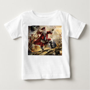 海賊サンタ ベビーTシャツ