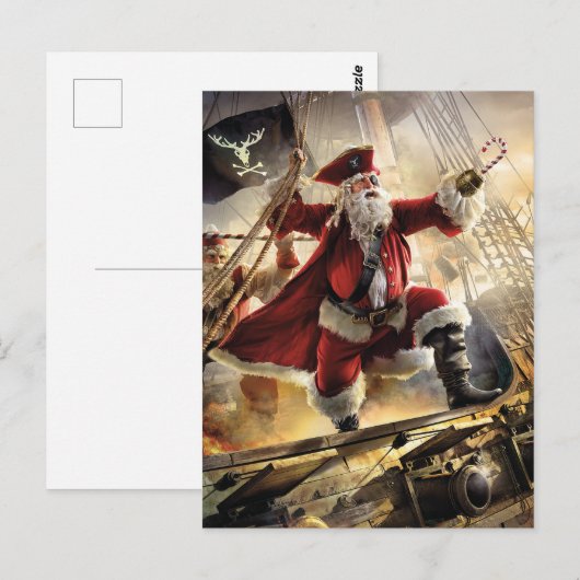 海賊サンタ ポストカード (正面/裏面)