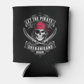 海賊シェナニガンがハロウィーンスカルを始める 缶クーラー (正面)