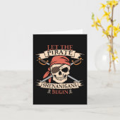 海賊シェナニガンスがハロウィーンスカルBを始める カード (黄色い花)