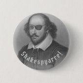 海賊シェークスピア –  缶バッジ (正面)
