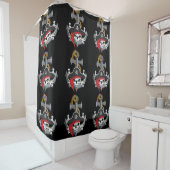 海賊スカルいかり シャワーカーテン (インサイチュ)