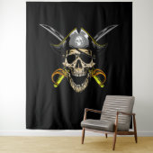 海賊スカルとクロスソード タペストリー (インサイチュ)