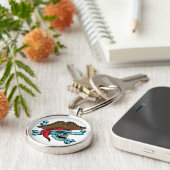 海賊スカルとクロスボーン キーホルダー (側面)