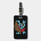 海賊スカルとクロスボーン ラゲッジタグ (正面縦)