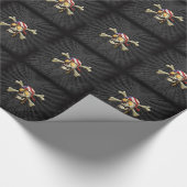 海賊スカルとクロスボーン ラッピングペーパー (角)