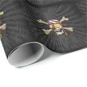 海賊スカルとクロスボーン ラッピングペーパー (ロールコーナー)