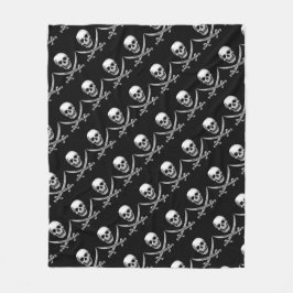 海賊スカルと剣クロスボーン(TLAPD) フリースブランケット