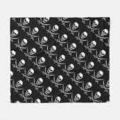 海賊スカルと剣クロスボーン(TLAPD) フリースブランケット (正面(横))