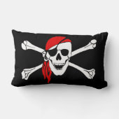 海賊スカルと石骨 ランバークッション (裏面)