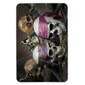 海賊スカルの写真マグネット マグネット (縦)