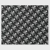 海賊スカルジョリーロジャー ラッピングペーパー (フラット)