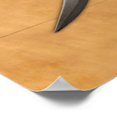 海賊スカル剣と地図 ポスター (角)