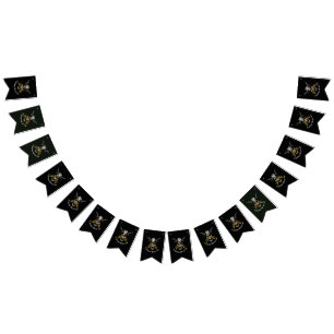 海賊スカル宝石捨て旗 バンティングフラッグ