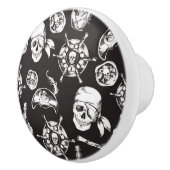 海賊スカル船車 セラミックノブ (右)