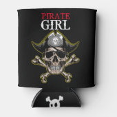 海賊スカル赤娘 缶クーラー (正面)