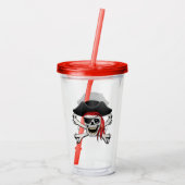 海賊スカル アクリルタンブラー (裏面)
