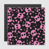 海賊スカル：ガーリッシュハートパターン (正面/裏面)