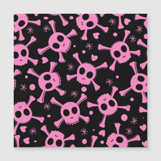 海賊スカル：ガーリッシュハートパターン (正面)