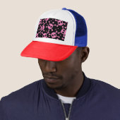 海賊スカル:ガーリッシュハートパターン キャップ (インサイチュ)