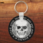 海賊スカル キーホルダー (正面)