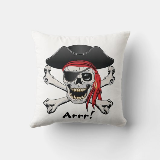 海賊スカル クッション (裏面)