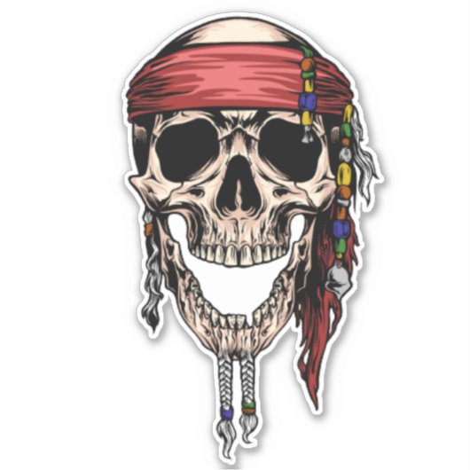 海賊スカル シール (正面)