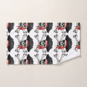 海賊スカル バスタオルセット (ハンドタオル)