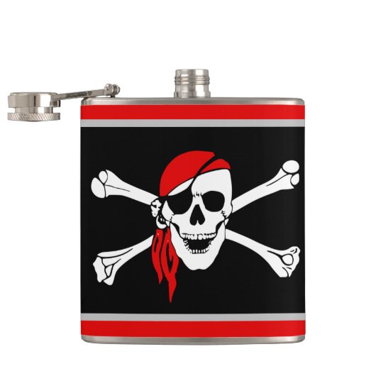 海賊スカル フラスク (オープン)