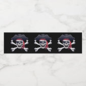 海賊スカル ペットボトルラベル (シングルラベル)