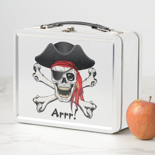 海賊スカル メタルランチボックス (インサイチュ)