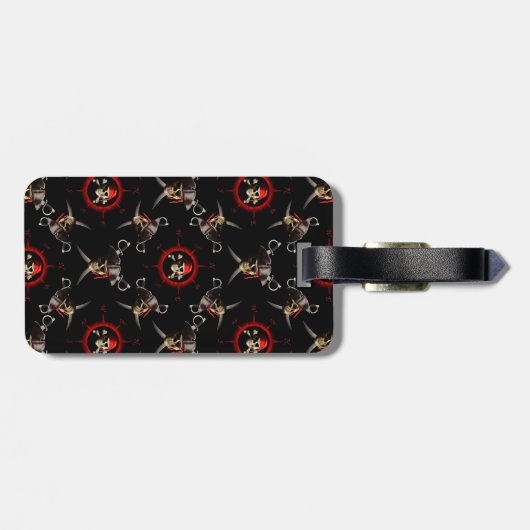 海賊スカル ラゲッジタグ (裏面横)