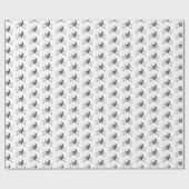 海賊スカル ラッピングペーパー (フラット)