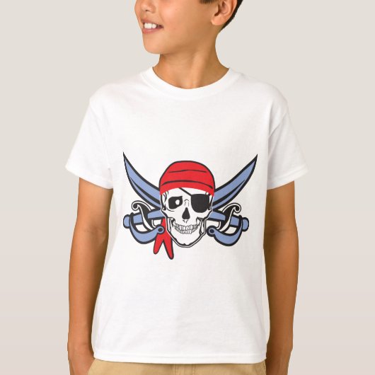 海賊スカル Tシャツ (正面)