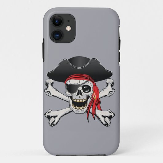 海賊スカルiPhone / iPadケース Case-Mate iPhoneケース (裏面)