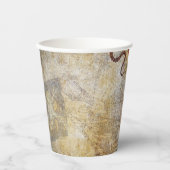 海賊スケルトンのビーチ誕生日会 紙コップ (正面)