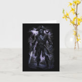 海賊スケルトン幽霊船ハロウィーン衣装パーティー カード (黄色い花)