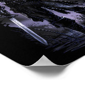 海賊スケルトン幽霊船ハロウィーン衣装パーティー ポスター (角)