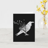 海賊スケルトン恐竜Tレックスおもしろいティラノサウルス カード (黄色い花)