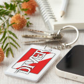 海賊スタイルダイブ旗 キーホルダー (正面右)