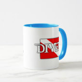 海賊スタイルダイブ旗 マグカップ (正面右)