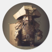 海賊ステッカー ラウンドシール (正面)