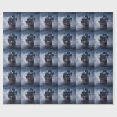 海賊スペインのガリオン船 ラッピングペーパー (フラット)