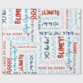 海賊スローガンパーティー海賊ラッピング紙 ラッピングペーパー (フラット)